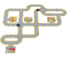 GOKI Podlahová autodráha + 2 autíčka / od 3 rokov