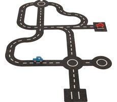 GOKI Podlahové obrysové puzzle Cesty 30 dielikov / od 2 rokov