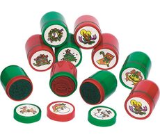 GOKI Samofarbiace pečiatky s vianočným motívom 1 ks (mix) / od 3 rokov