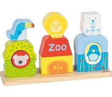 GOKI Skladačka Zvieratká v ZOO / od 3 rokov