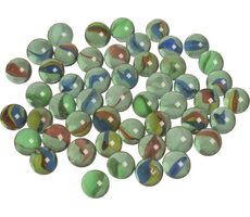 GOKI Sklenené guličky Mačacie oko 50ks / od 3 rokov