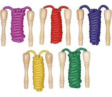 GOKI Švihadlo s lakovanými drevenými rukoväťami so skrutkou 240 cm 1 ks (mix)