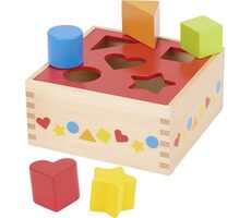 GOKI Vkladací box Tvary červená / od 12 mesiacov