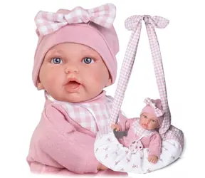 Antonio Juan 12441 PETIT - realistická bábika s mäkkým látkovým telom - 27 cm / od 2 rokov
