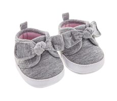 Antonio Juan 92004-9 Topánočky pre bábiku - tenisky šedé s mašličkou / od 3 rokov