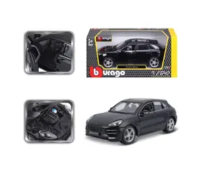 Bburago PLUS Porsche Macan Black / mierka 1:24