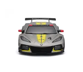 Bburago Racing - 2020 Chevrolet Corvette - C8R #4 Yellow / mierka 1:24