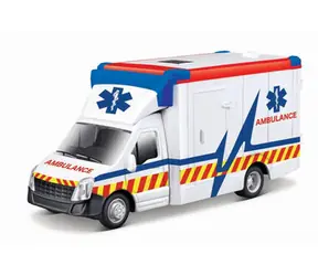 Bburago servisné vozidlo Ambulance with Stretcher / mierka 1:43