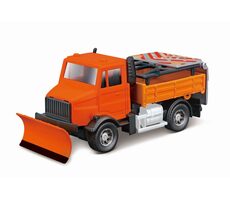 Bburago servisné vozidlo Road Security with Snow Plough and Signal Board / mierka 1:43