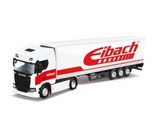 Bburago Truck with trailer - Scania 770 S - White Trailer Eibach / mierka 1:43