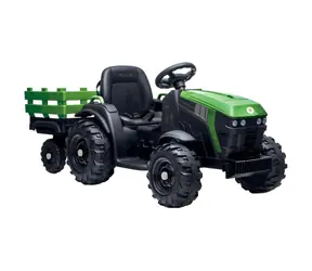 Buddy Toys FARM Elektrický traktor + vozík / 30 W / Rýchlosť: 3-7 km-h / Nosnosť: 28kg