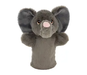 Keel Toys Keeleco Slon eko plyšový maňuška na ruku / 27 cm / 0+
