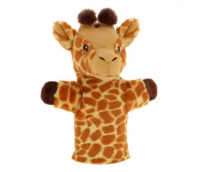 Keel Toys Keeleco Žirafa eko plyšový maňuška na ruku / 27 cm / 0+