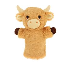Keel Toys Keeleco Krava vysokohorská eko plyšový maňuška na ruku / 27 cm / 0+