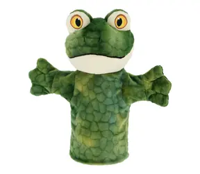 Keel Toys Keeleco Žaba eko plyšový maňuška na ruku / 27 cm / 0+