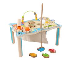 Lucy & Leo Expedícia v džungli drevený multifunkčný stolček / 11 dielov / od 3 rokov