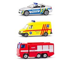 Siku Česká verzia - set mix polícia, hasiči, ambulancia