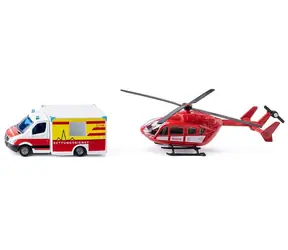 Siku Super - Ambulancie a vrtuľník, set