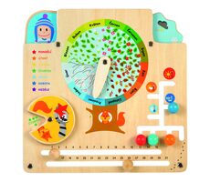 Lucy & Leo Kalendár prírody drevená náučná hracia doska / od 3 rokov