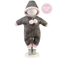 Llorens M844-04 oblečok pre bábiku bábätko NEW BORN veľkosti 43-44 cm / od 3 rokov