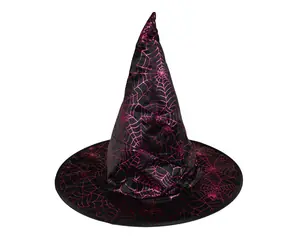 Rappa Detský klobúk fialový čarodejnice/Halloween