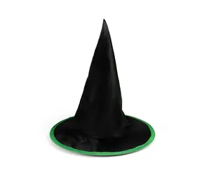 Rappa Detský klobúk čierno-zelený čarodejnice/Halloween