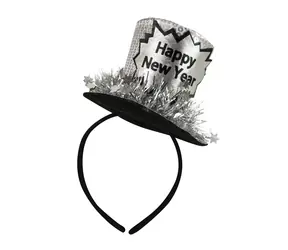 Rappa Čelenka s mini klobúkom Happy New Year