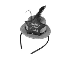 Rappa Čelenka s mini klobúčikom Happy New Year
