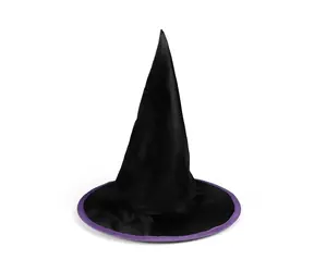 Rappa Detský klobúk čierno-fialový čarodejnice/Halloween