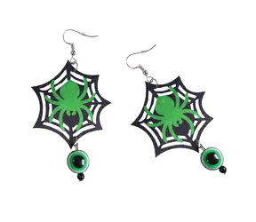 Rappa Náušnice pavúky čarodejnícke/Halloweenské