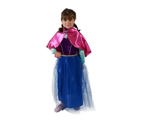 Rappa Detský kostým princezná zimné kráľovstvo Anička DELUXE (M) e-obal