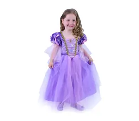 Rappa Detský kostým princezná Fialka (M)
