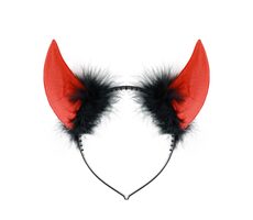 Rappa Čertie rohy s čiernym perím