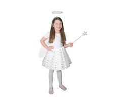 Rappa Detský kostým tutu sukne anjel s krídlami a príslušenstvom