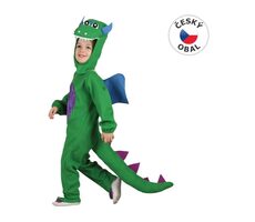 MaDe 01006 - Šaty na karneval - dinosaurus, 92-104 cm
