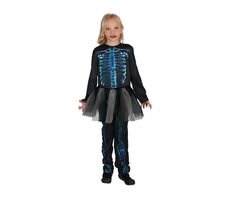 MaDe 01793 - Šaty na karneval - kostra, 130-140 cm