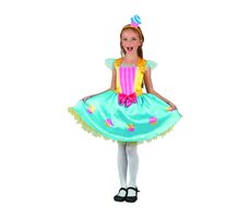 MaDe 09404 - Šaty na karneval - cupcake, 130 - 140 cm