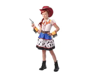 MaDe 09405 - Šaty na karneval - kovbojské dievča, 110 - 120 cm