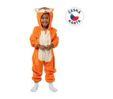 MaDe Šaty na karneval - líška, 80-92cm