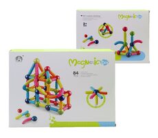 MaDe Magnetická stavebnica, 32 x 6,5 x 24cm