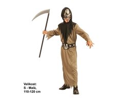 MaDe 33837 - Kostým na karneval - Smrtka 110 - 120 cm