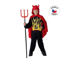 MaDe 55558 - Kostým na karneval Čert, 120-130cm