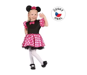 MaDe 82501 - Šaty na karneval - Myška, 92-104 cm