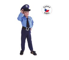 MaDe 82519 - Kostým na karneval policita, 92-104cm