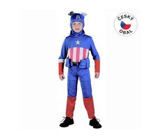 MaDe 91251 - Kostým na karneval Hrdina, 120-130cm