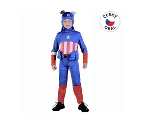 MaDe 91251 - Kostým na karneval Hrdina, 120-130cm