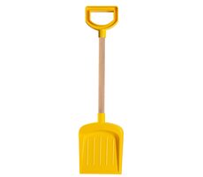 Androni Lopata s drevenou násadou a rukoväťou žltá / dĺžka 53 cm / od 12 mesiacov