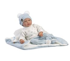 Guca 885 ADRI - realistická bábika bábätko s mäkkým látkovým telom - 38 cm / od 3 rokov