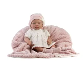 Guca 893 NORMA - realistická bábika bábätko s mäkkým látkovým telom - 38 cm / od 3 rokov