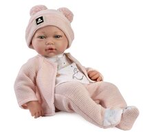 Guca 894 NEW BORN - realistická bábika bábätko s mäkkým látkovým telom - 36 cm / od 3 rokov